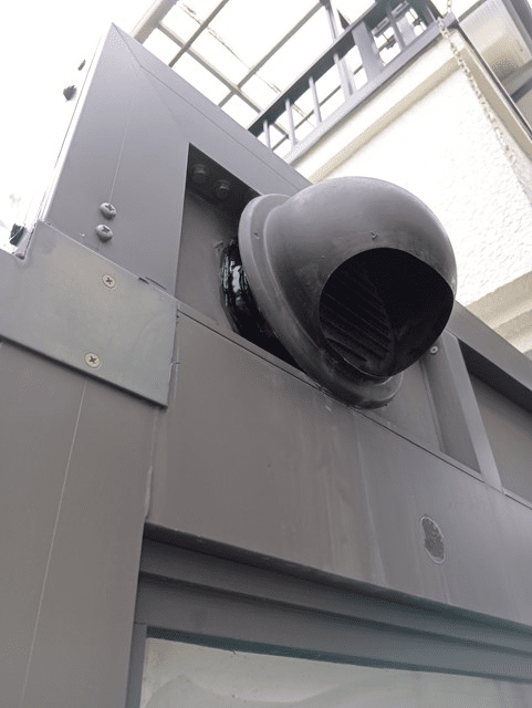 サンルーム雨漏り修繕・止水工事 施工中施工後