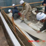 スーパージオ工法部材、箱に組まない場所は板部材だけの場合もあります